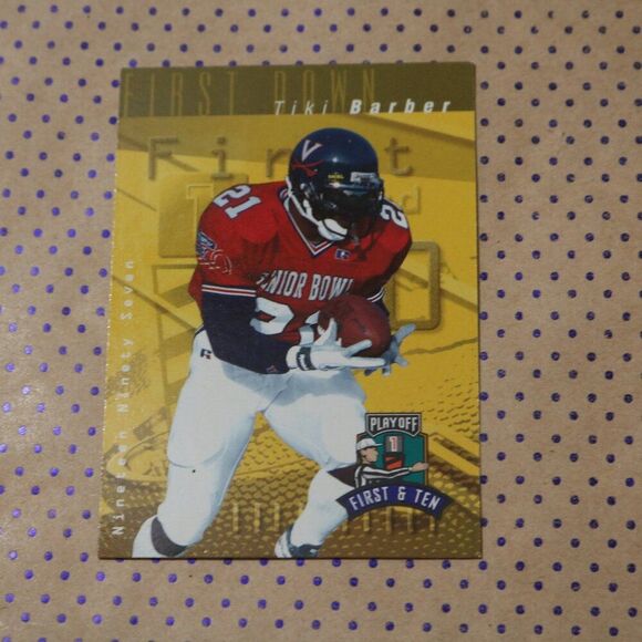 Tiki Barber #6 Football Card - Picture 1 of 2